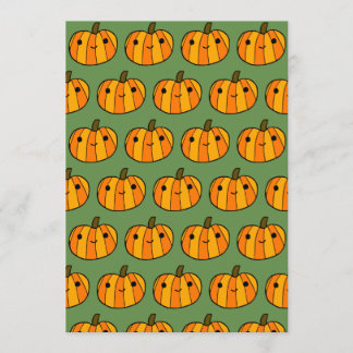 Pumpkin-inbjudningar Inbjudningar