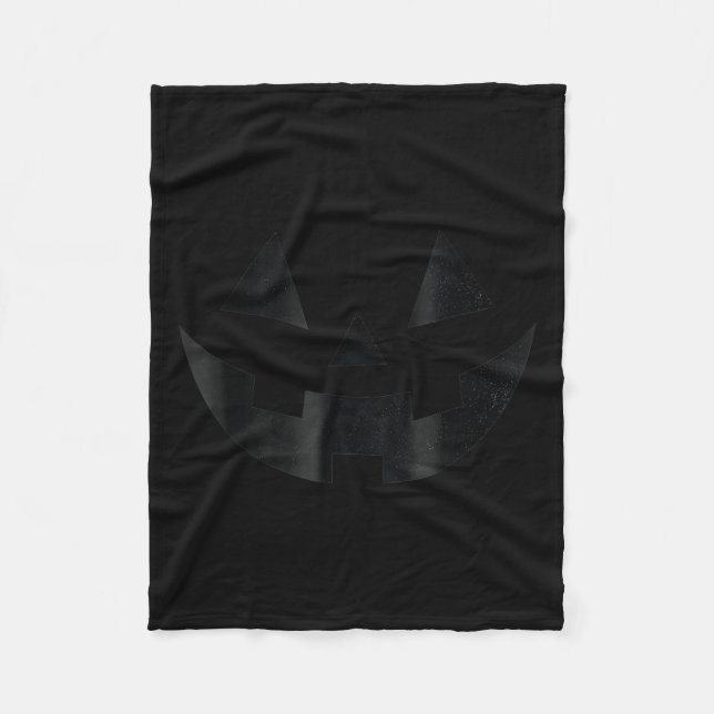 Pumpkin Jack Halloween O Lantern  Fleecefilt (Framsidan)