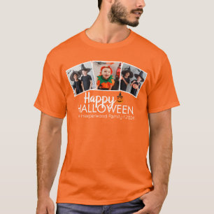 Pumpkin jack-o-lantern Halloween Family 3 Photo T Shirt