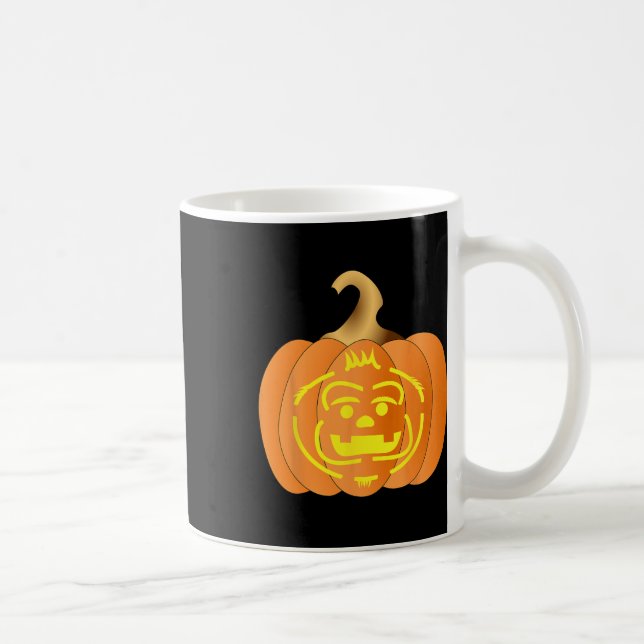 Pumpkin Jack o lantern Halloween Manar Women Kaffemugg (Höger)