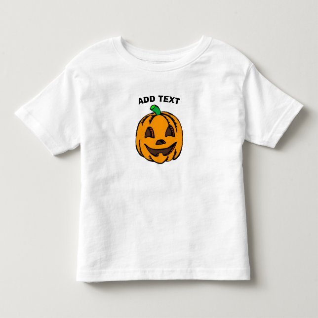 Pumpkin, Jack O Latern T Shirt (Framsida)
