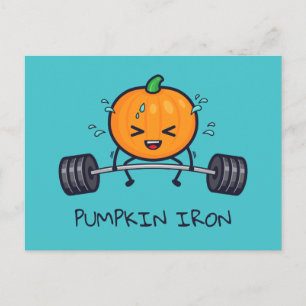 Pumpkin Järn Pun Vykort