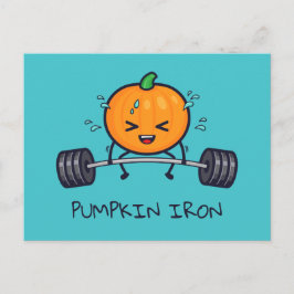 Pumpkin Järn Pun Vykort