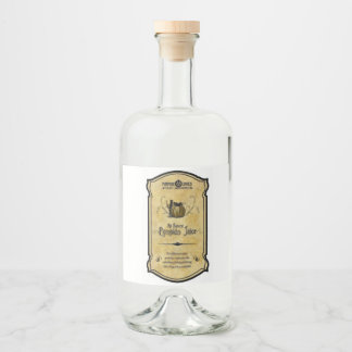 Pumpkin Juice Spritflaskor Etikett