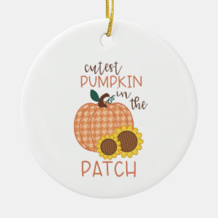 Pumpkin Julgransprydnad Keramik