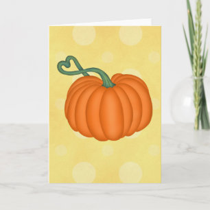 Pumpkin Kärlek Kort