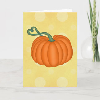 Pumpkin Kärlek Kort