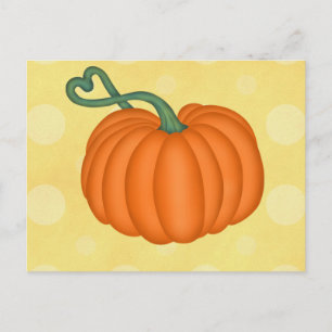 Pumpkin Kärlek Vykort