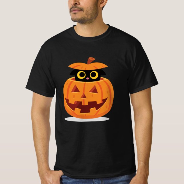 Pumpkin Kattunge T Shirt (Framsida)