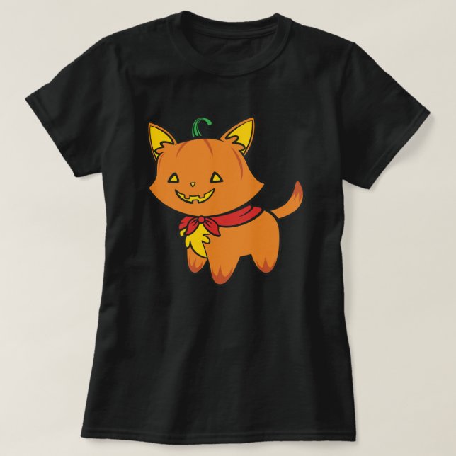 Pumpkin Kattunge T-Shirt (Design framsida)