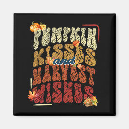 Pumpkin Kisses and Harvest Önskemål, Mysiga hösten Magnet