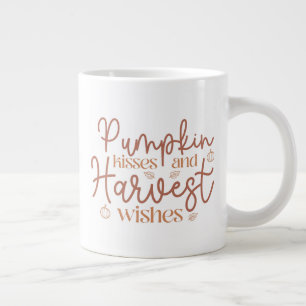 Pumpkin Kisses och Harvest Önskemål Jumbo Mugg