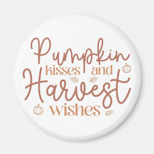 Pumpkin Kisses och Harvest Önskemål Magnet