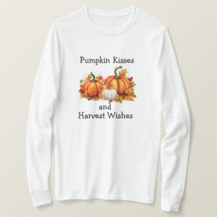 Pumpkin Kisses och Harvest Önskemål T Shirt