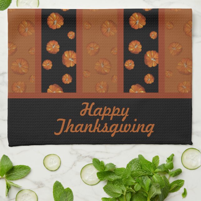 Pumpkin Kitchen Towels Kökshandduk (Vikta)