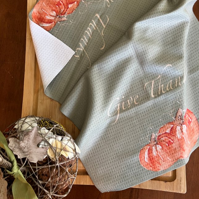 Pumpkin kökshandduk (Skapare uppladdad)