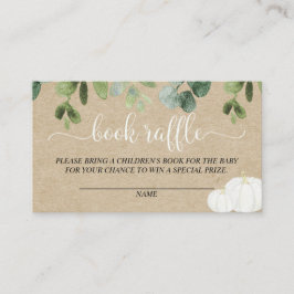 Pumpkin könsneutrala fallkort för bok tilläggskort