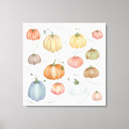 Pumpkin-korrigering för färgstarka vattenfärger canvastryck