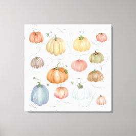 Pumpkin-korrigering för färgstarka vattenfärger canvastryck