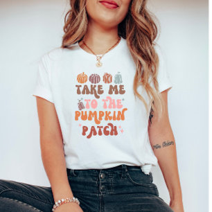 Pumpkin-korrigering för Retro Fall Älskare T Shirt