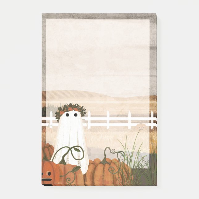 Pumpkin Kung Anteckningsblock Post-it Block (Framsida)