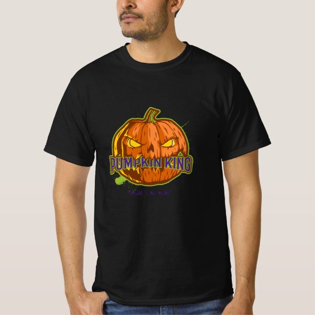 Pumpkin Kung i kväll i kväll T Shirt (Framsida)