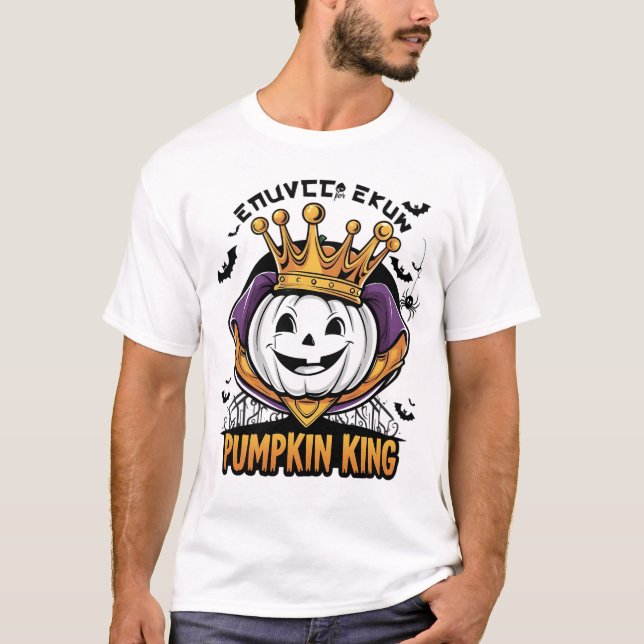 Pumpkin Kung, lekfull Royalty T Shirt (Framsida)