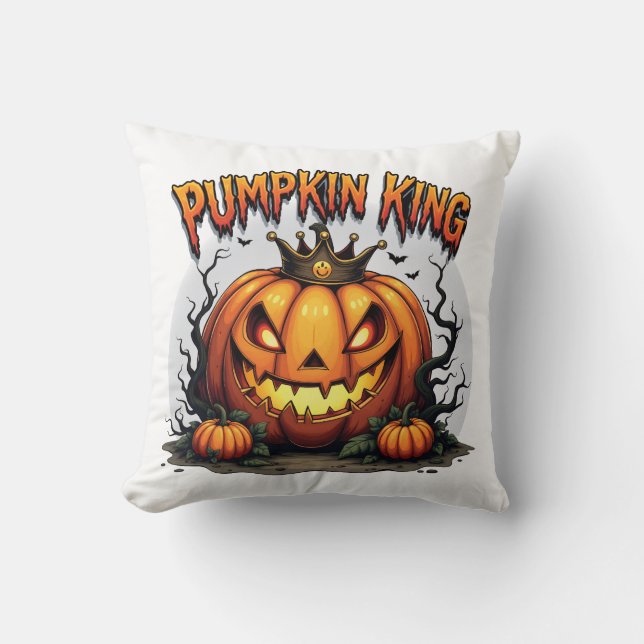 Pumpkin Kung - The Ruler of Halloween Roligt Kudde (Framsida)