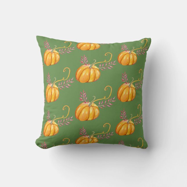 Pumpkin, Lantern Throw Cushion Kudde (Framsida)
