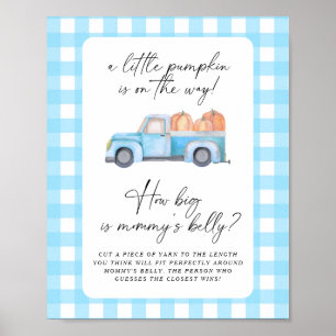 Pumpkin lastbil - hur stort är mamma Blocky-spelet Poster