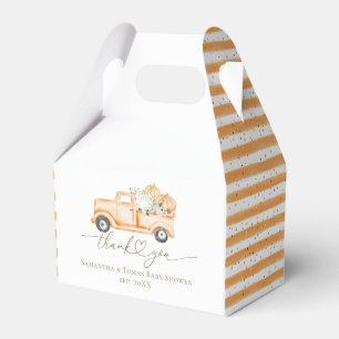 Pumpkin Lastbil Modern Fall Baby Shower Presentaskar