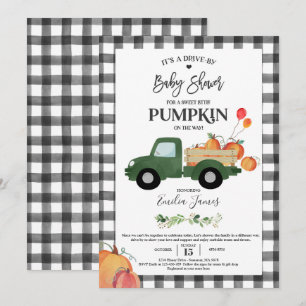 Pumpkin Lastbil, nybörjare för könsneutralfall Inbjudningar