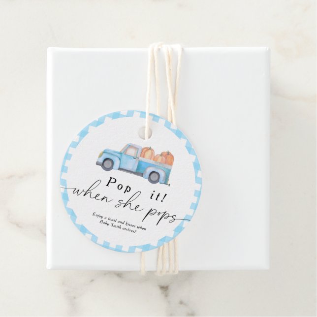 Pumpkin lastbil - Pumpkin - Gåvor Etiketter (På plats)