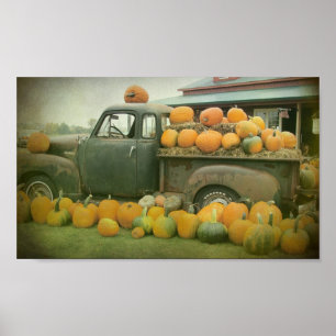 Pumpkin-lastbilen Poster