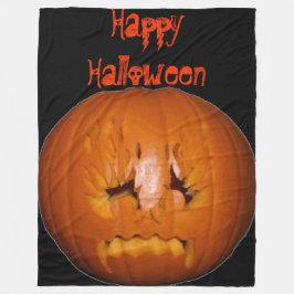 Pumpkin, Ledsen Flames Fleecefilt