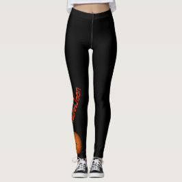 Pumpkin, Ledsen Flames Leggings