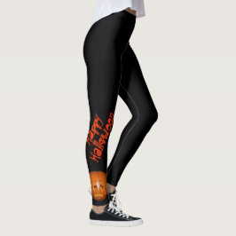 Pumpkin, Ledsen Flames Leggings