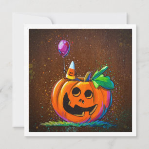 Pumpkin & Lil Candy corn - Mini Print