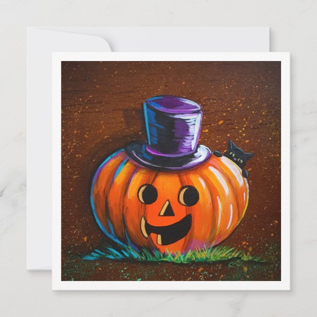 Pumpkin & Lil Kattunge - Mini Print (Framsida)