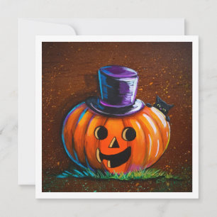 Pumpkin & Lil Kattunge - Mini Print
