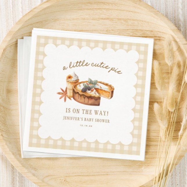 Pumpkin Little Cutie Paj är på väg att visa sig va Pappersservett (Skapare uppladdad)