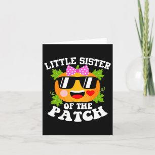 Pumpkin Little Sister of the Patch Roligt Hallowee Kort
