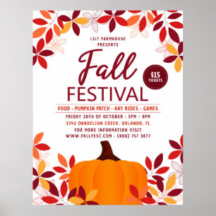 Pumpkin Löv Ram Fall Festival Event Poster