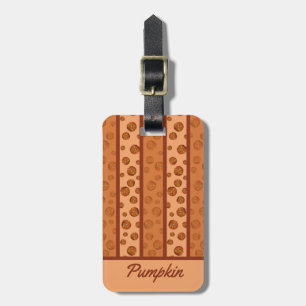 Pumpkin Luggage Tag Bagagebricka