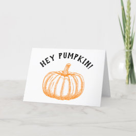 Pumpkin Lycklig Fall Säsong Card Helgkort