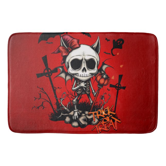 Pumpkin Magic and Bone Roligt. Badrumsmatta (Framsidan)