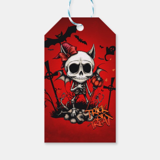 Pumpkin Magic and Bone Roligt. Presentetikett (Framsidan)