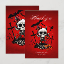 Pumpkin Magic and Bone Roligt. Tack Kort