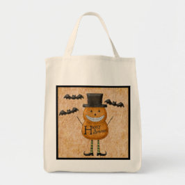 Pumpkin Man Bus eller godis Bag Tygkasse