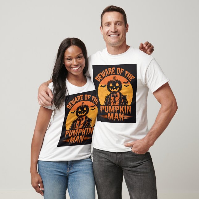 Pumpkin man t shirt (Unisex)